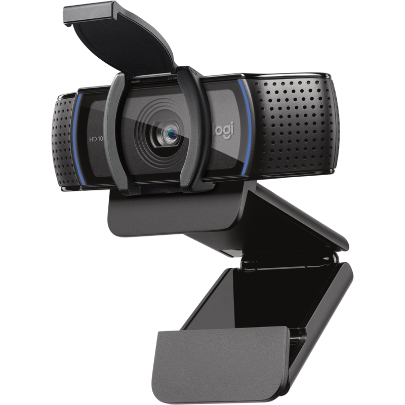 Камера Web Logitech HD Webcam C920e черный 3Mpix (1920x1080) USB2.0 с микрофоном (960-001360)