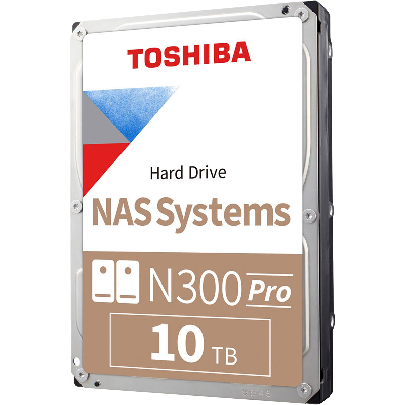 Жесткий диск Toshiba N300 NAS PRO  SATA3 3.5" 10TB 7200 512Mb 6Gb/s 1 year warranty (replacement WD1