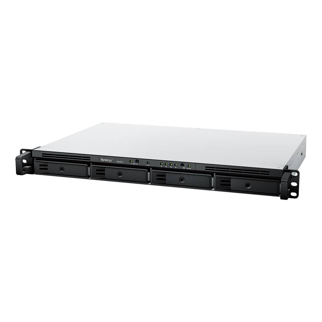 Система хранения Synology 1U/4bay DC 2,6GhzCPU/2Gb/RAID0,1,10,5,6/1xUSB3.2/2GbE/1xExpslot/iSCSI/2xIP