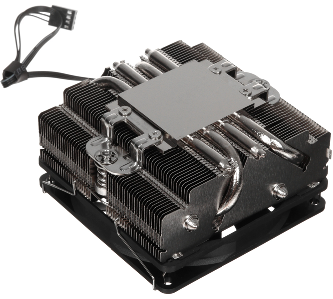 Кулер для процессора PCCooler RC400-53 (125W, 4-pin PWM, 53.5mm, Al/Cu, 4x6mm, 1x92mm, 43CFM, 31.2dB