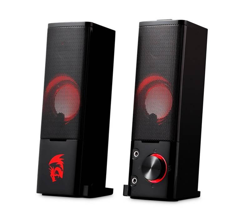 Redragon Акустическая 2.0 система Orpheus черный, 6 Вт, питание от USB