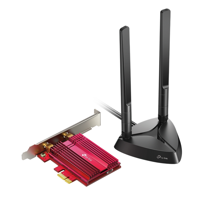 Сетевой адаптер Wi-Fi + Bluetooth TP-LINK Archer TX3000E (AX3000, PCI Express, Bluetooth 5.3, 802.11