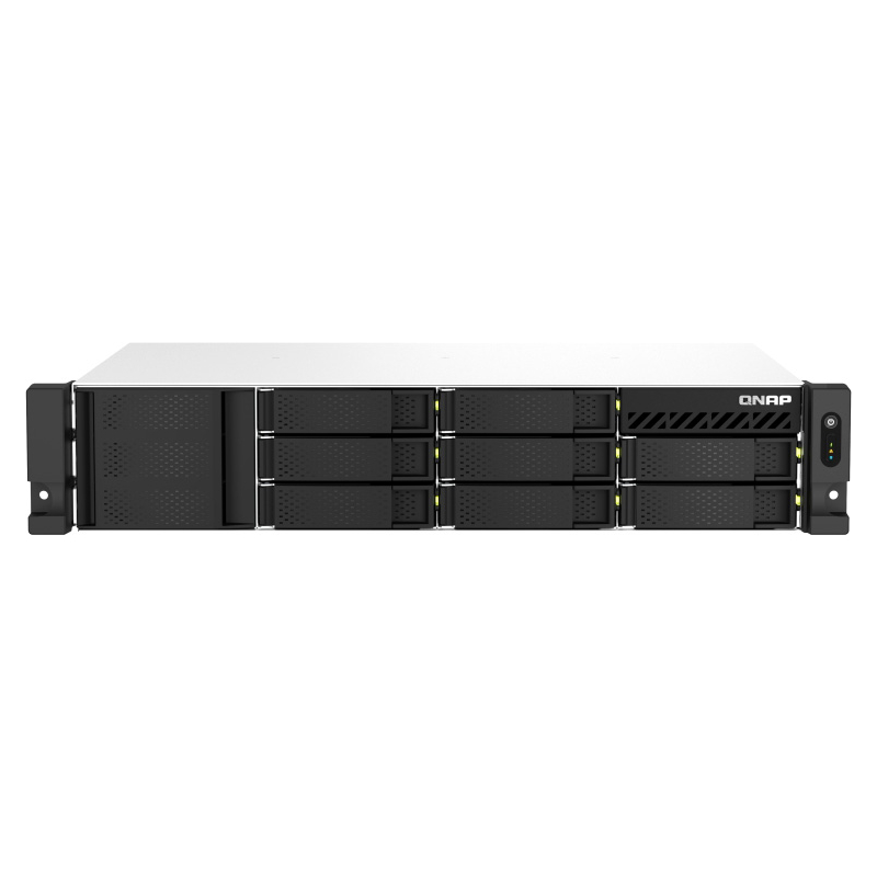 Сетевое хранилище NAS Qnap TS-873AEU-RP-4G 8-bay стоечный Ryzen V1500B