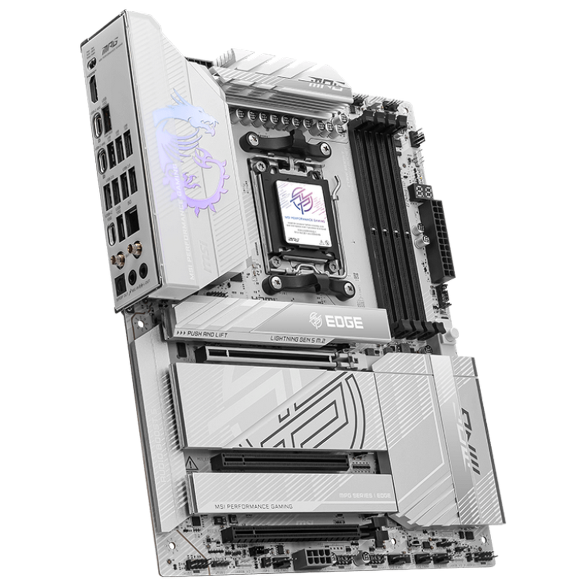 Материнская плата MSI MPG X870E EDGE TI WIFI Socket AM5 AMD X870E 4xDDR5 ATX AC`97 8ch(7.1) 5Gigabit