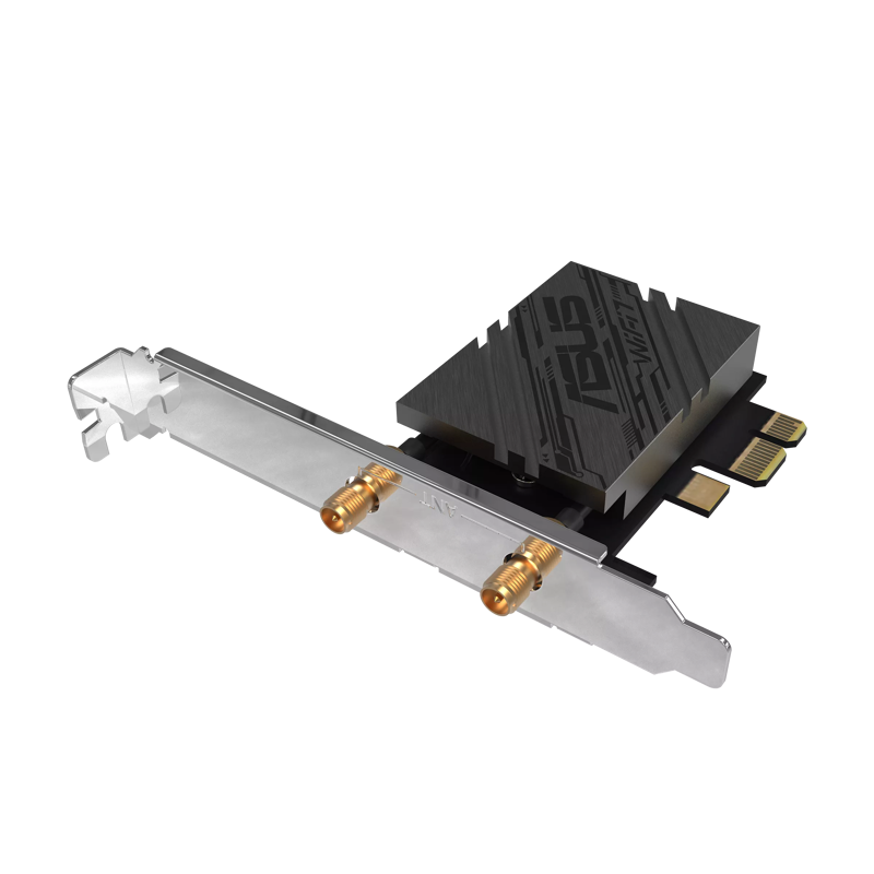 Сетевой адаптер Wi-Fi + Bluetooth Asus PCE-BE92BT BE9400 PCI Express (ант.внеш.несъем.) 2ант.