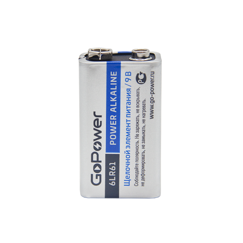 Батарейка GoPower Крона 6LR61 (00-00017863)