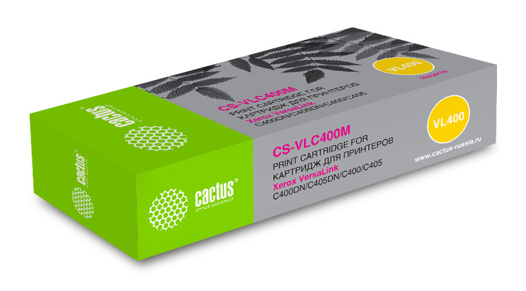 Картридж лазерный Cactus CS-VLC400MRU 106R03535 пурпурный (8000стр.) для Xerox VersaLink C400DN/C405