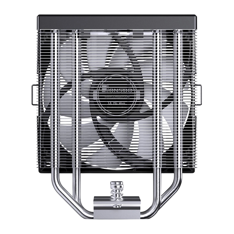 Кулер для процессора JONSBO CB40 ARGB (225W, 4-pin PWM, 153.5mm, Al/Cu, 4x6mm, ARGB, 1x120mm, 77.07C