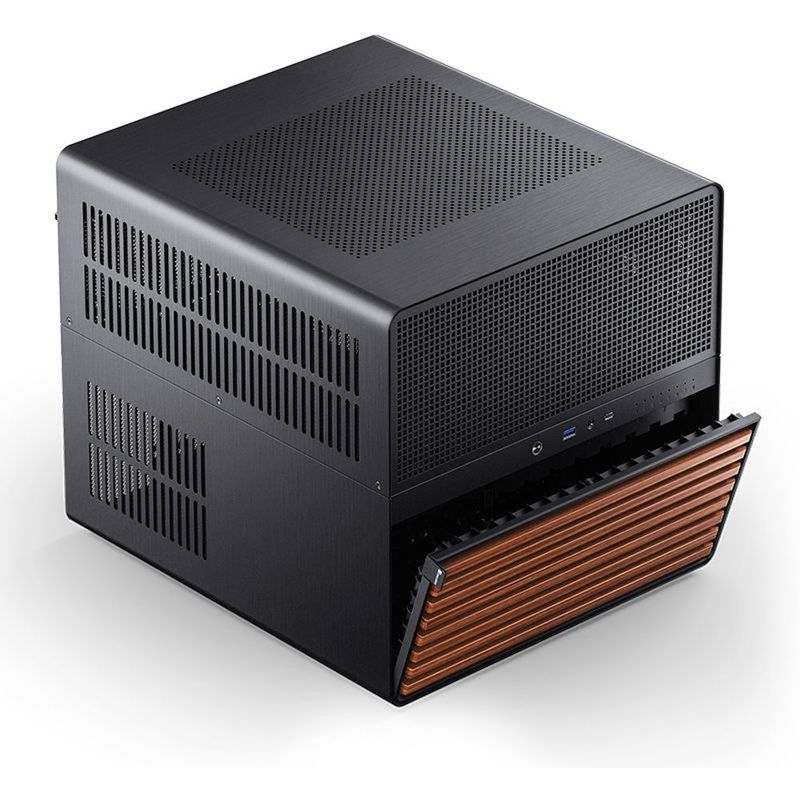 Корпус JONSBO N5, Mini-Tower, 3x120mm, 1xUSB-A 3.0 + 1xUSB-C 3.2, E-ATX, ATX, mATX, mITX Black