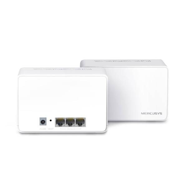 Бесшовный Mesh роутер Mercusys Halo H80X (HALO H80X(2-PACK)) AX3000 10/100/1000BASE-TX компл.:устрой