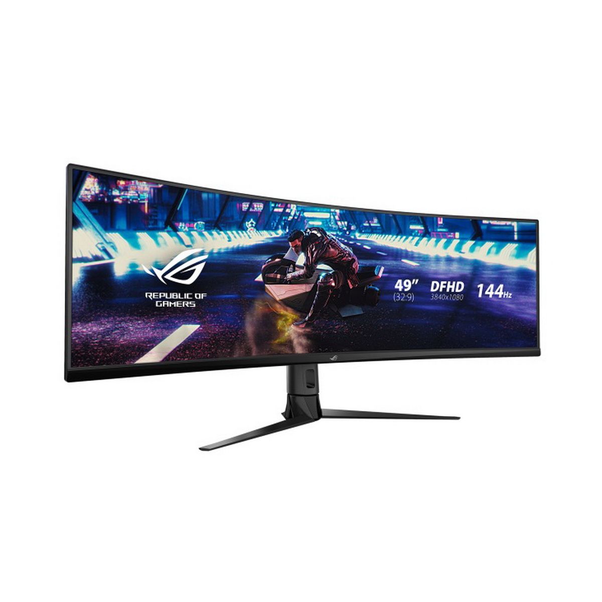 Монитор 49" XG49VQ VA 4K UHD(3840x2160) 144Hz DP 2xHDMI 2xUSB 4ms(GTG) 450cd/㎡ 32:9 Curved(1800