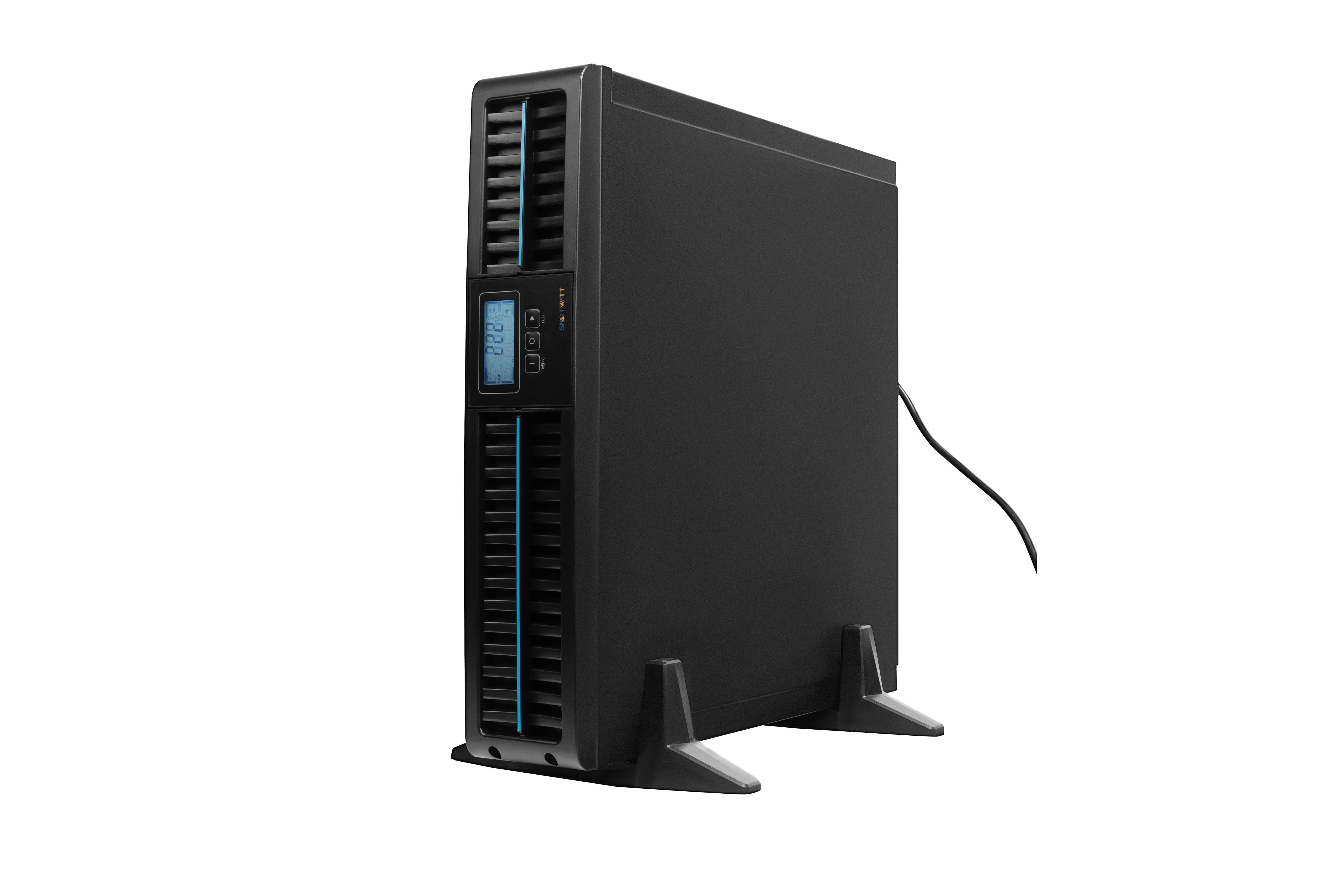 ИБП SMARTWATT UPS DATA PRO 1kVA Online 1000VA/900W (Euro x2, RS232 USB, SNMP, LCD, 450x440x88(мм), 1
