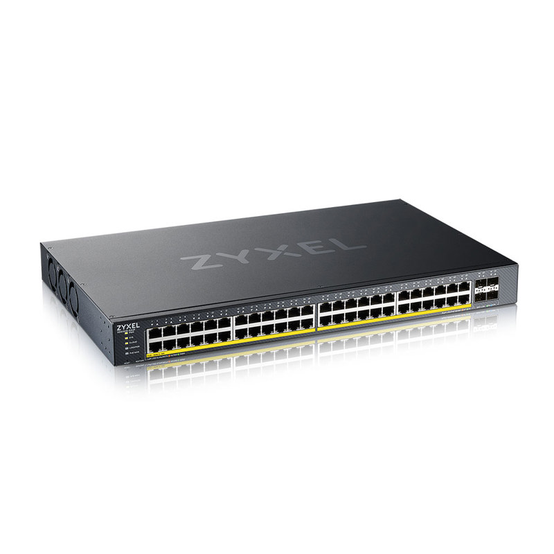 Коммутатор Zyxel NebulaFlex XGS1935-52HP-EU0101F (L2+) 48x1Гбит/с 4SFP+ 48PoE+ 375W управляемый