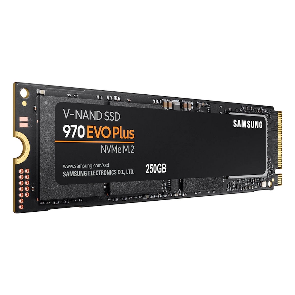 Твердотельный накопитель SSD Samsung M.2 2280 250GB 970 EVO Plus Client SSD PCIe Gen3x4 with NVMe, 3