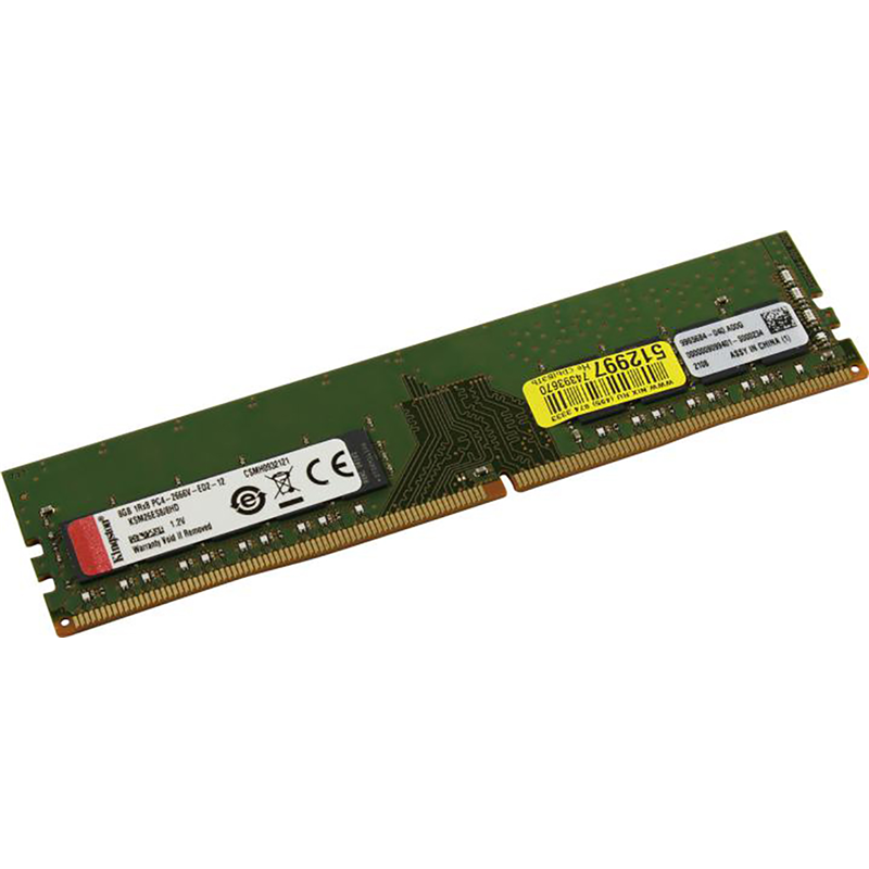Оперативная память Kingston Server Premier DDR4  8GB ECC DIMM 2666MHz ECC 1Rx8, 1.2V (Hynix D)