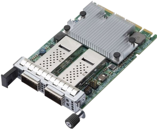 Сетевой адаптер BROADCOM NetXtreme N2100G BCM957508-N2100G 2x100GbE 100/50/25/10GbE PCIe 4.0 x16 QSF