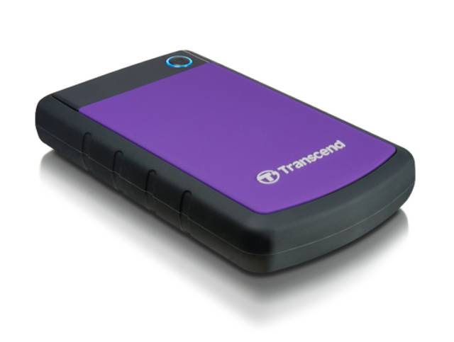 Жесткий диск Transcend USB3.0 1TB TS1TSJ25H3P StoreJet 25H3P (5400rpm) 2.5" фиолетовый