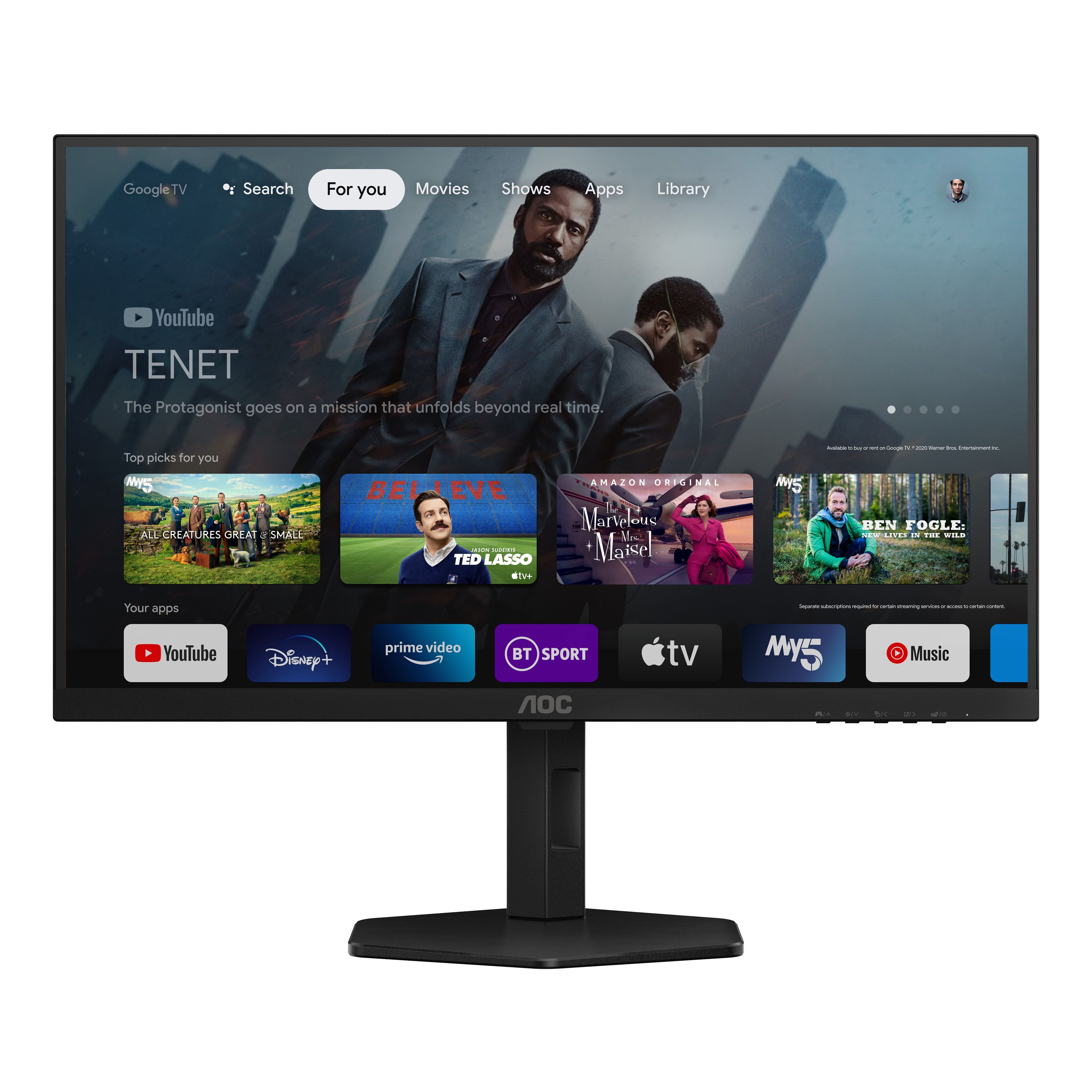 Монитор 27" AOC Q27G4XY  VA, 2560x1440, 180Hz, 0,3ms, 450сd/m, 1000:1 | 2xHDMI(2.0), DP(1.4) | 