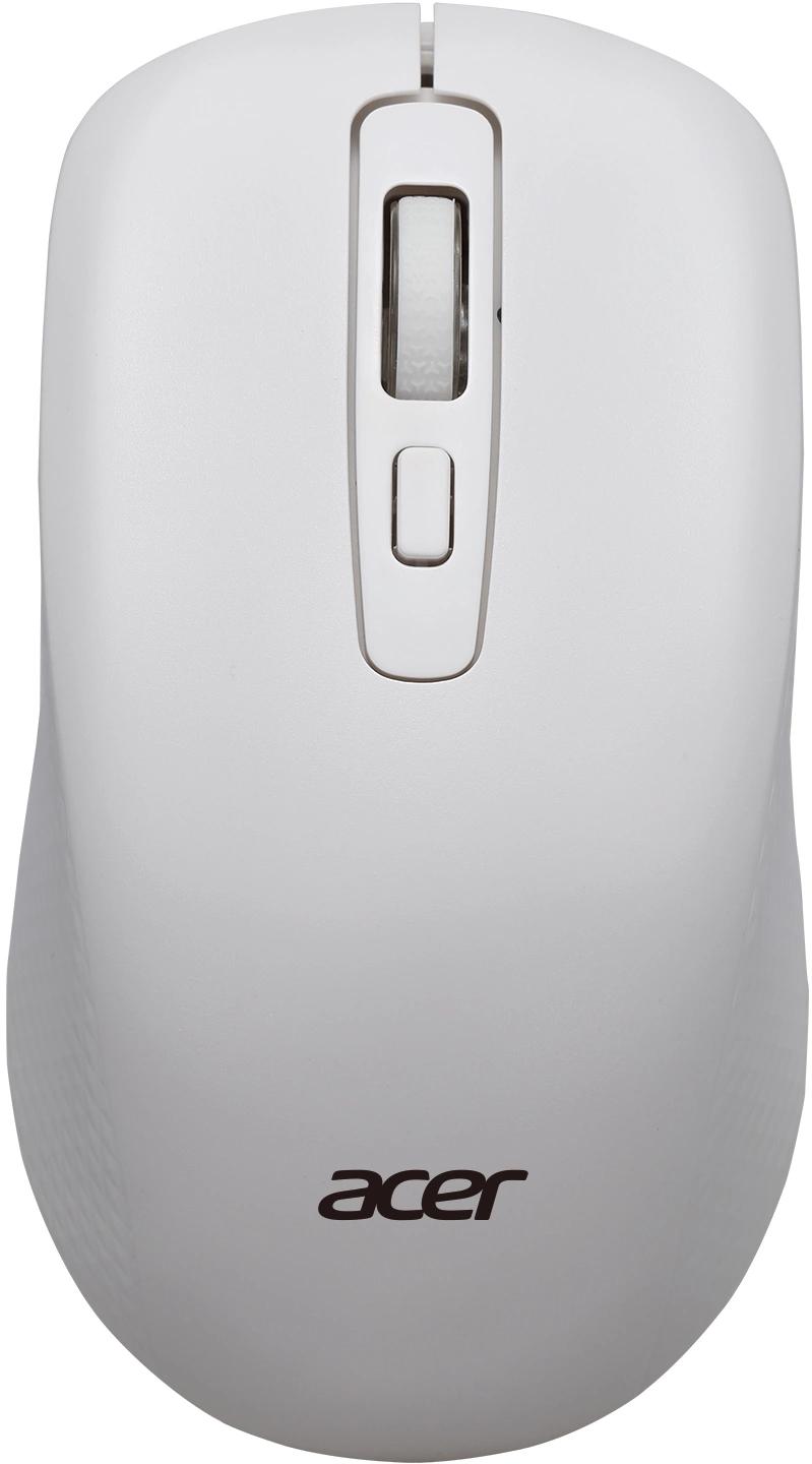 Мышь Acer OMR309 белый оптическая 1600dpi беспров. USB 4but (ZL.MCECC.02Z)