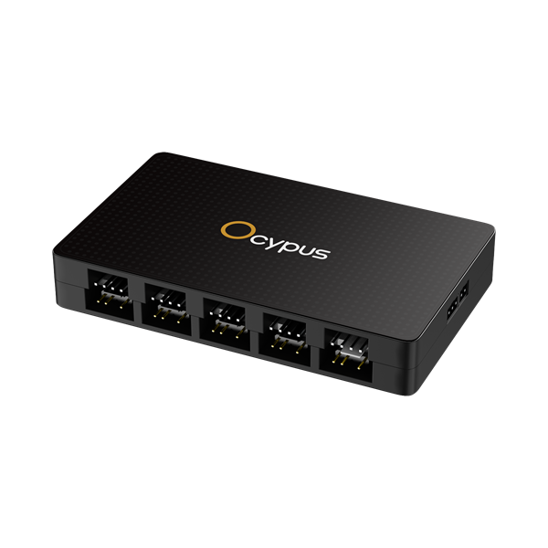 концентратор Ocypus Delta EH10 BK PRO, 10 ports FAN/ARGB Hub, remote control
