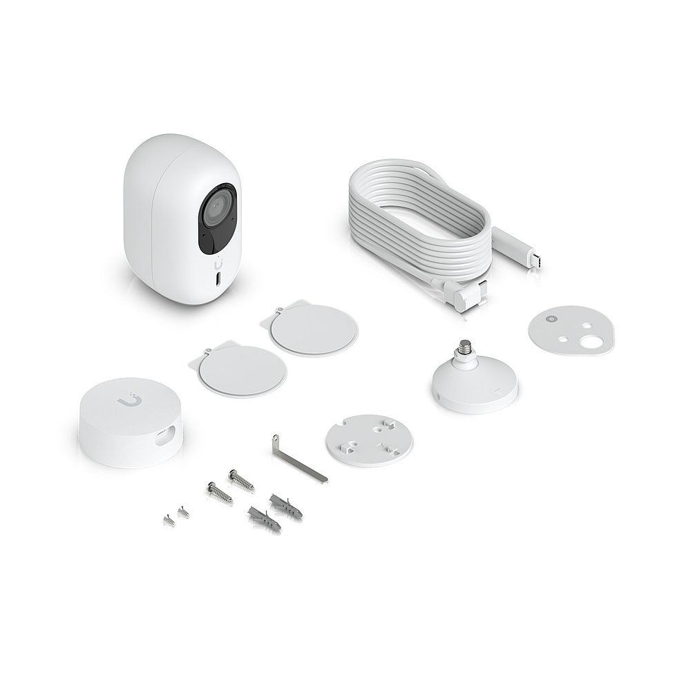 UBIQUITI UVC-G6-INS-W Видеокамера 4K (8MP) с Wi-Fi, 30 к/с, 109,9°, Multi-TOPS AI Engine, ИК-подсвет