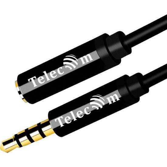 Кабель удлинительный Telecom 3.5 Jack (M) - 3.5 Jack (F), стерео, аудио, 2м <TAV7179-2M>