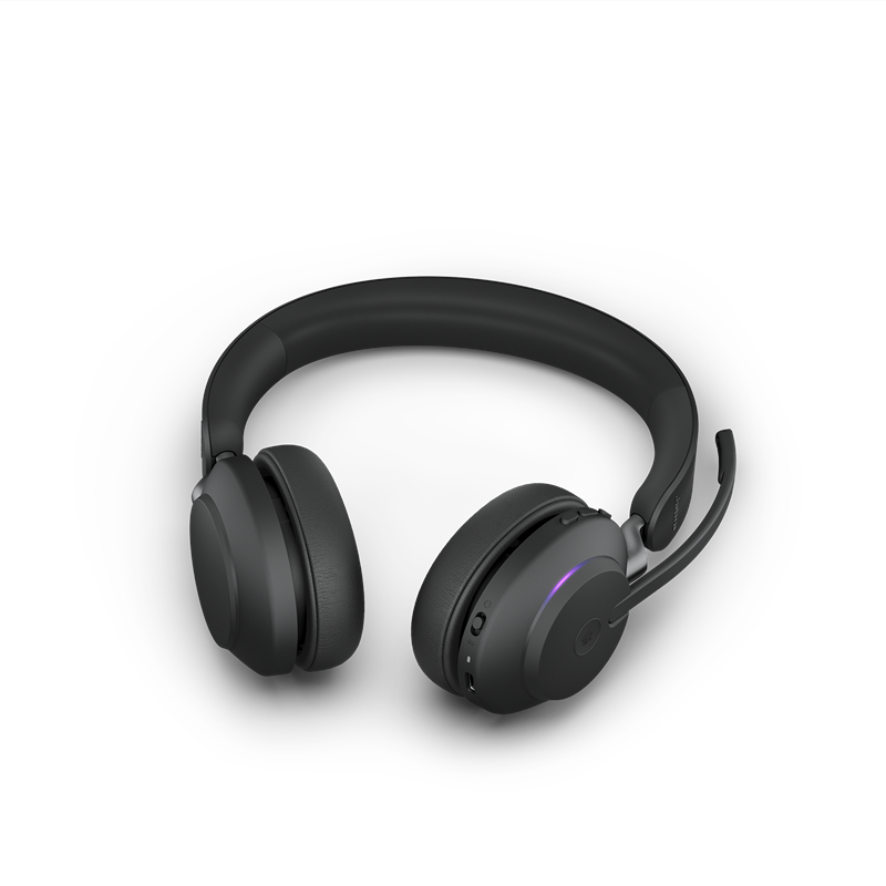Гарнитура беспроводная Jabra Evolve2 65, Link380c MS Stereo Stand Black