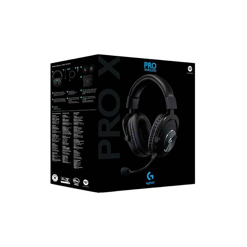 Наушники с микрофоном Logitech G Pro X Lightspeed черный 2м мониторные Radio оголовье (981-000908)