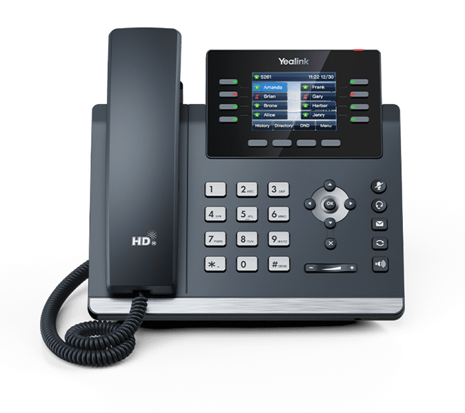 Телефон IP Yealink SIP-T44U черный