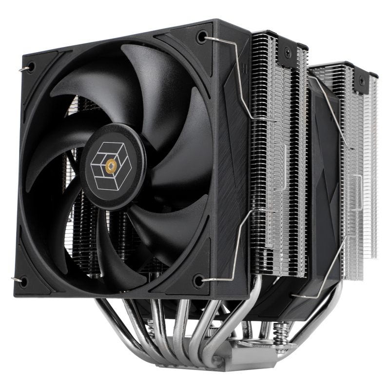 Устройство охлаждения(кулер) Thermalright Royal Pretor 130 Soc-AM5/AM4/1200/1700/1851 серебристый/че