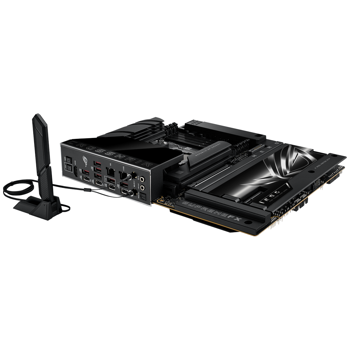 Материнская плата ASUS ROG CROSSHAIR X870E HERO BTF AM5 ATX 4xDDR5 PCIEx16 PCIEx4 5xM.2 4xUSB-C HDMI