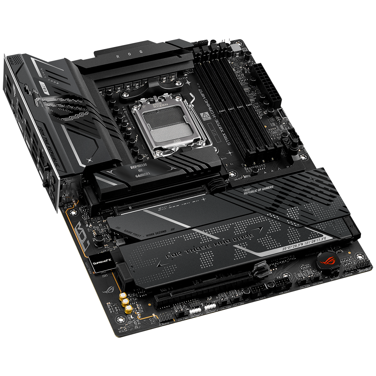 Материнская плата Asus ROG STRIX X870E-H GAMING WIFI7 Socket AM5 AMD X870E 4xDDR5 ATX AC`97 8ch(7.1)