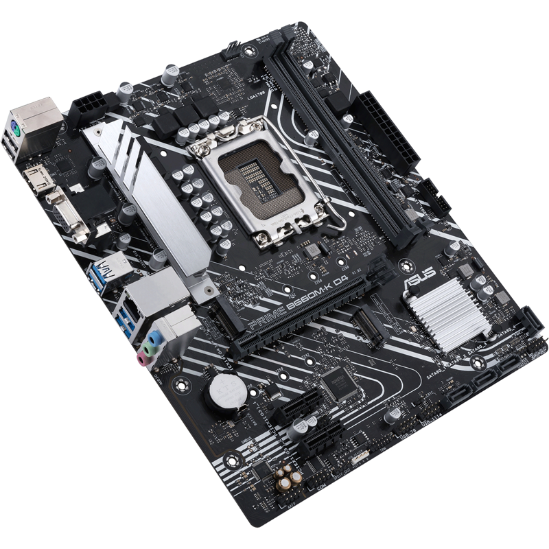 Материнская плата Asus PRIME B660M-K D4 Soc-1700 Intel B660 2xDDR4 mATX AC`97 8ch(7.1) GbLAN RAID+VG