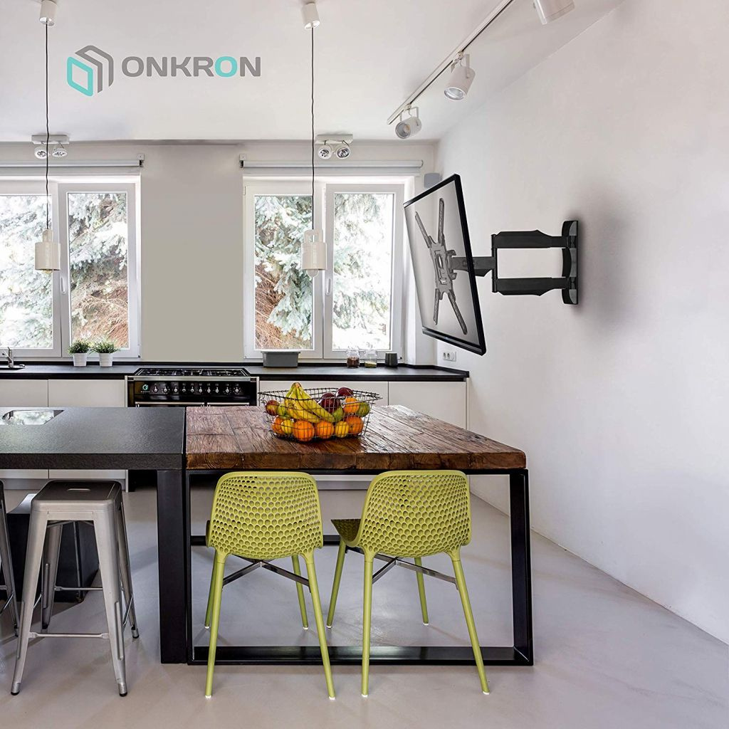 Кронштейн для телевизора Onkron NP40 черный 32"-65" макс.35кг настенный поворот и наклон