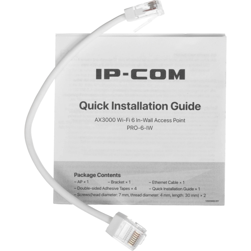 Точка доступа IP-Com Pro-6-IW AX3000 Wi-Fi белый