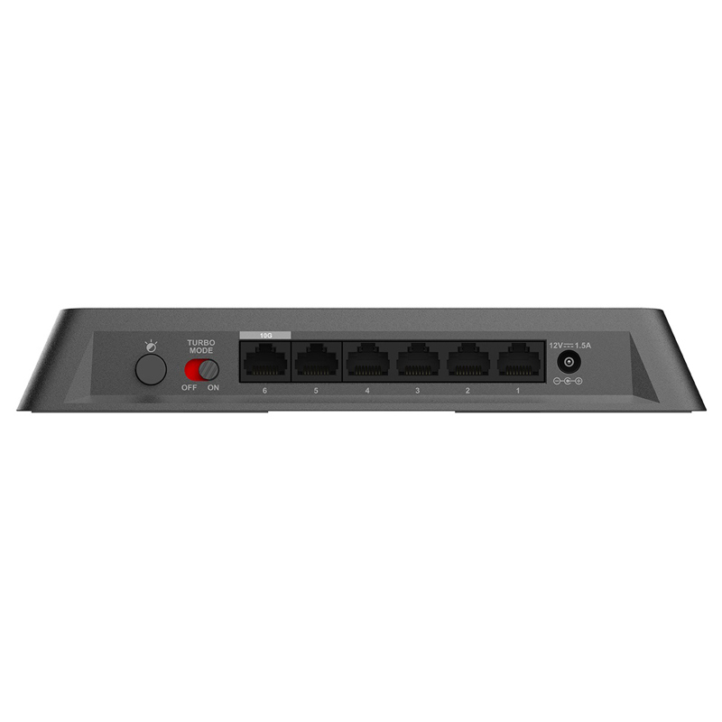 Коммутатор D-Link Конфигурируемый коммутатор, 5x1000Base-T, 1x10GBase-T, DIP-переключатель, корпус м