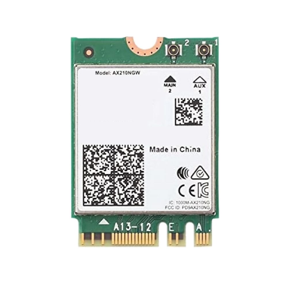 Адаптер беспроводной связи (Wi-Fi) Intel Адаптер беспроводных локальных сетей Intel® Wi-Fi 6E AX210 
