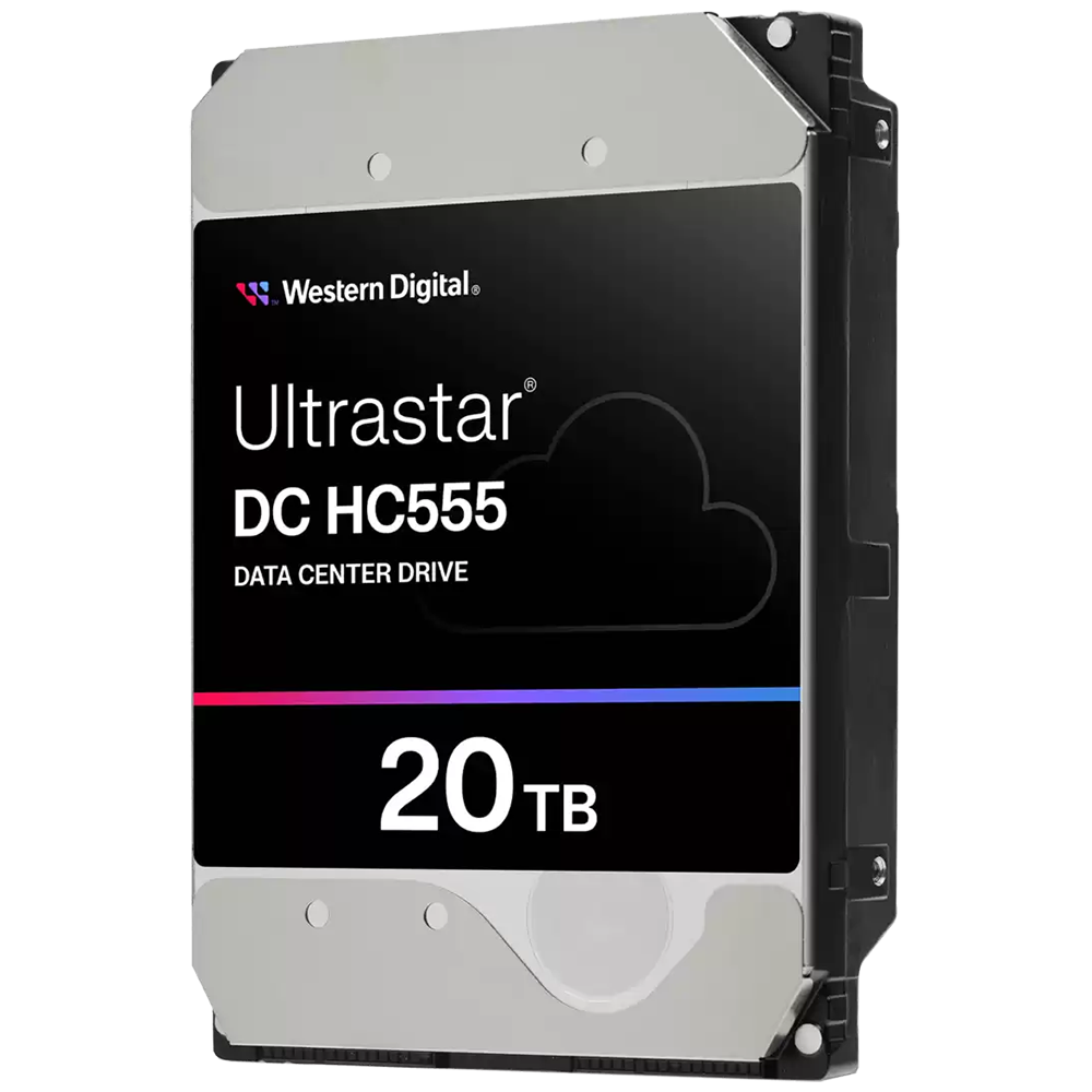 Жесткий диск WD SATA-III 20TB 0B48696 WUH722020CLE604 Ultrastar DC HC555 512E (7200rpm) 512Mb 3.5"