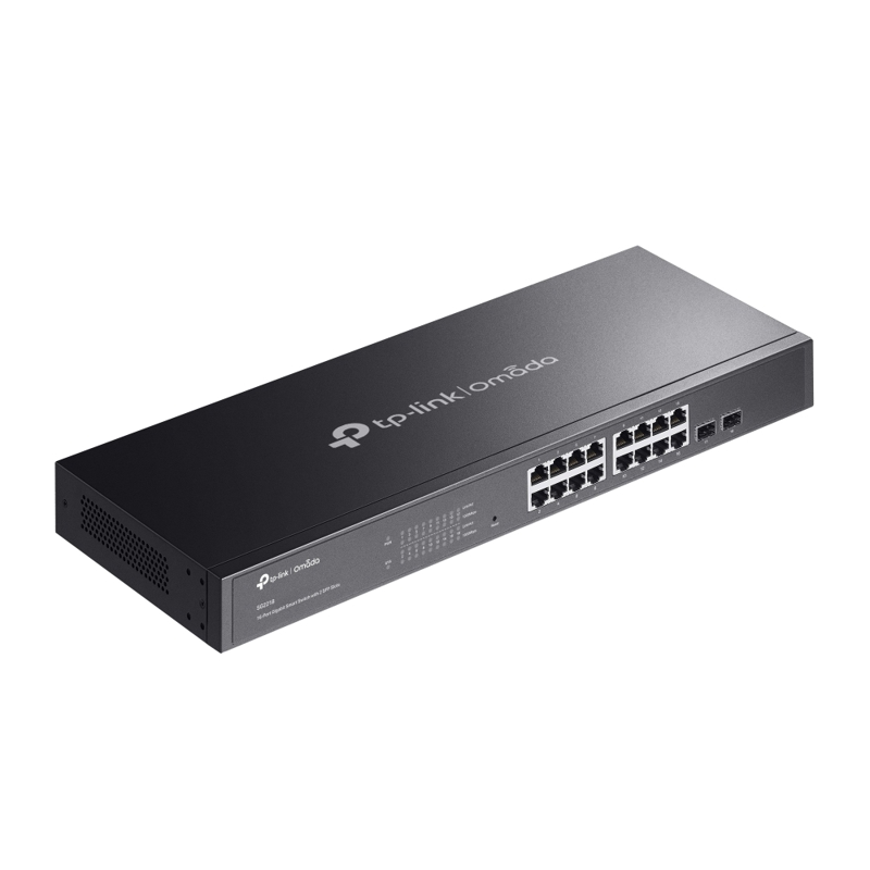 Коммутатор TP-Link SG2218 (L2+) 16x1Гбит/с 2SFP управляемый