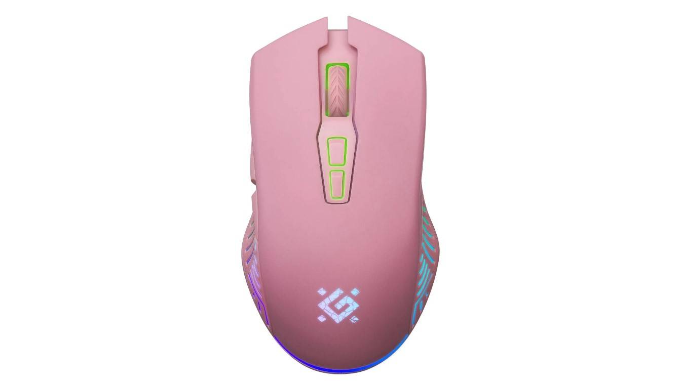 Мышка WRL PANDORA GM-502 PINK 52501 DEFENDER