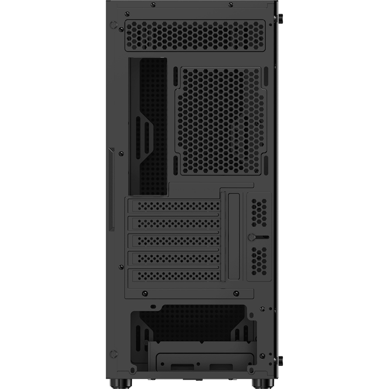 Корпус Ocypus Gamma C50 BK, Mini-Tower, TG, no fans, 1xUSB-A 3.0 + 2xUSB 2.0, mATX, mITX Black