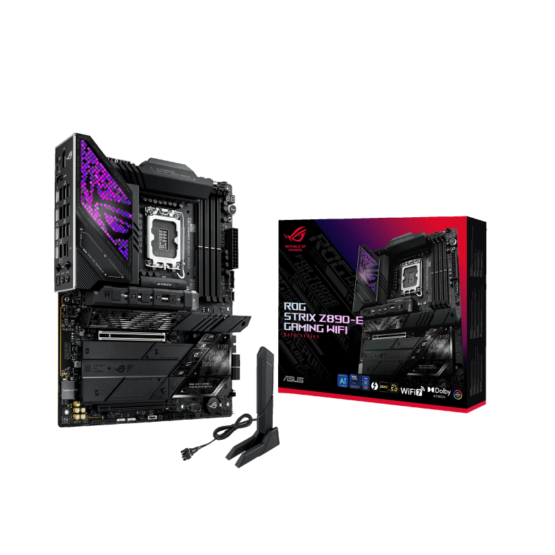 Материнская плата Asus ROG STRIX Z890-E GAMING WIFI Soc-1851 Intel Z890 4xDDR5 ATX AC`97 8ch(7.1) 5G