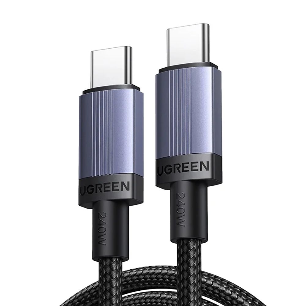 Кабель зарядный UGREEN L532 (65909) USB-C to USB-C PD Fast Charging Cable 240W Max. Длина: 3м. Цвет: серый космос