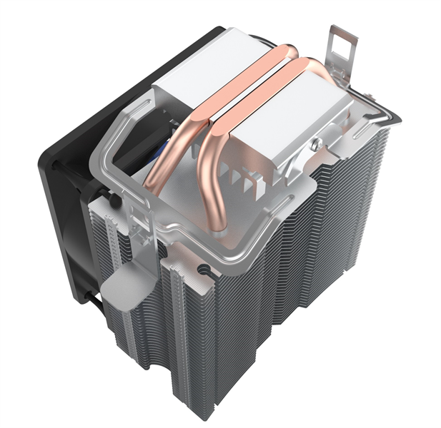 Кулер S775/115X/AM2/AM3/AM4/FM1/FM2 (40 шт/кор, TDP 102W, вент-р 90мм, 2 тепловые трубки 6мм, 2200RP