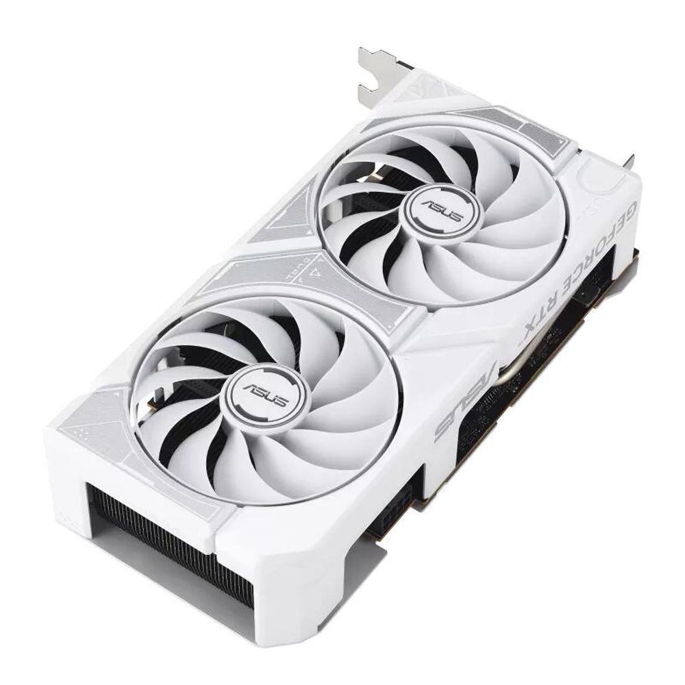 Видеокарта Asus PCI-E 5.0 DUAL-RTX5060-O8G-WHITE NVIDIA GeForce RTX 5060 8Gb 128bit GDDR7 2535/28000