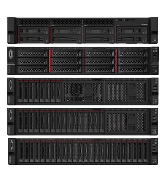 Сервер Lenovo ThinkSystem SR655 Rack 2U,1xEPYC 7702P 64C (2.0GHz/200W),16xDIMM DDR4 UP to 2TB,16xSFF
