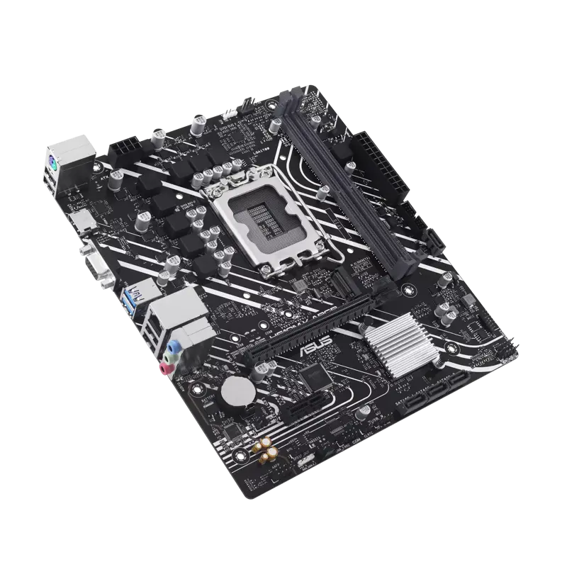 Материнская плата ASUS PRIME H610M-K ARGB, LGA1700, Intel H610, 2xDDR5, 4xSATA, 1xM.2, 1xPCIe 4.0 x1