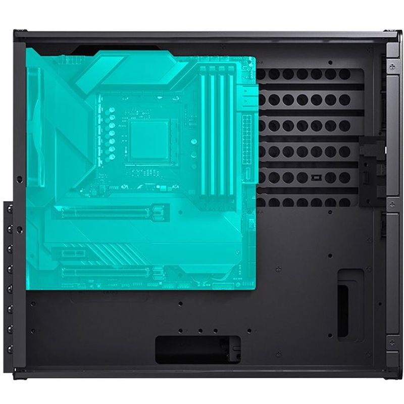 Корпус JONSBO N5, Mini-Tower, 3x120mm, 1xUSB-A 3.0 + 1xUSB-C 3.2, E-ATX, ATX, mATX, mITX Black