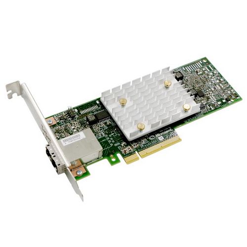 HBA-адаптер Microsemi Adaptec HBA 1100-8e (2293300-R) PCI Express 3.0 x8, SAS-3 12 Гб/с, 2хSFF8644 e