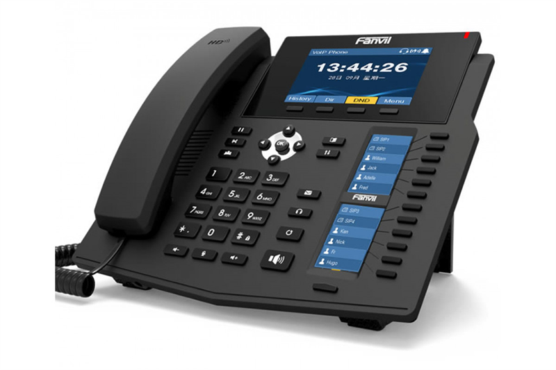 Телефон IP Fanvil X6U черный